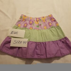 Gymboree girls size 4T Pocket full of Posies skirt